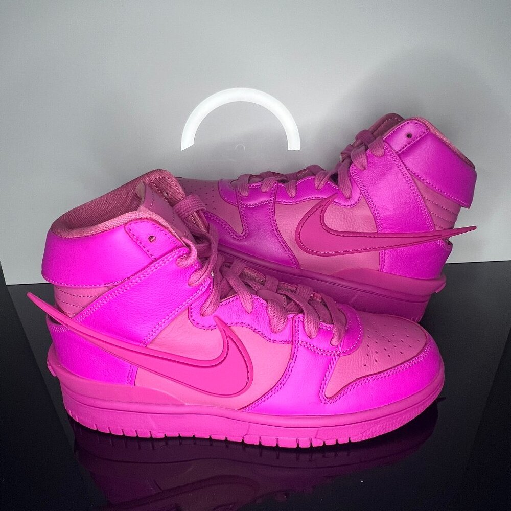 BRAND NEW- Nike Dunk High x Ambush × Cosmic Fuchsia size 6 in MENS